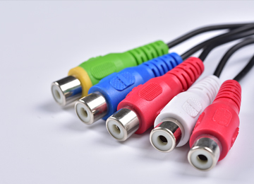 3.5+2.5立體頭轉5RCA-母頭-音頻線